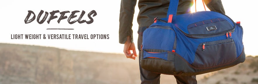 High Sierra Duffels. With wheeled, sport and packable options, we have your duffel needs covered.